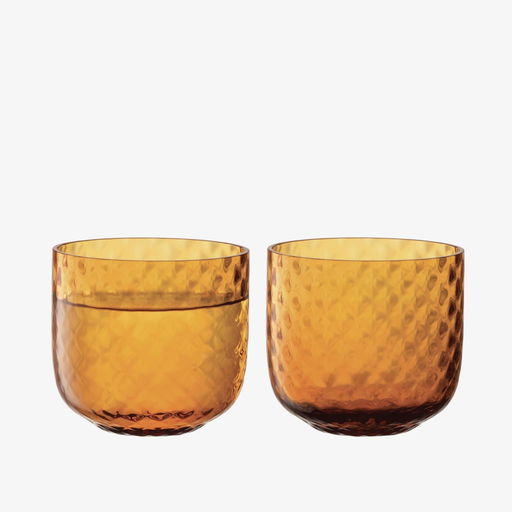 Sun Amber Dapple Tumbler Set